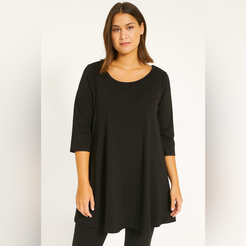 Leith Black A-Line Swing Dress – Size XL